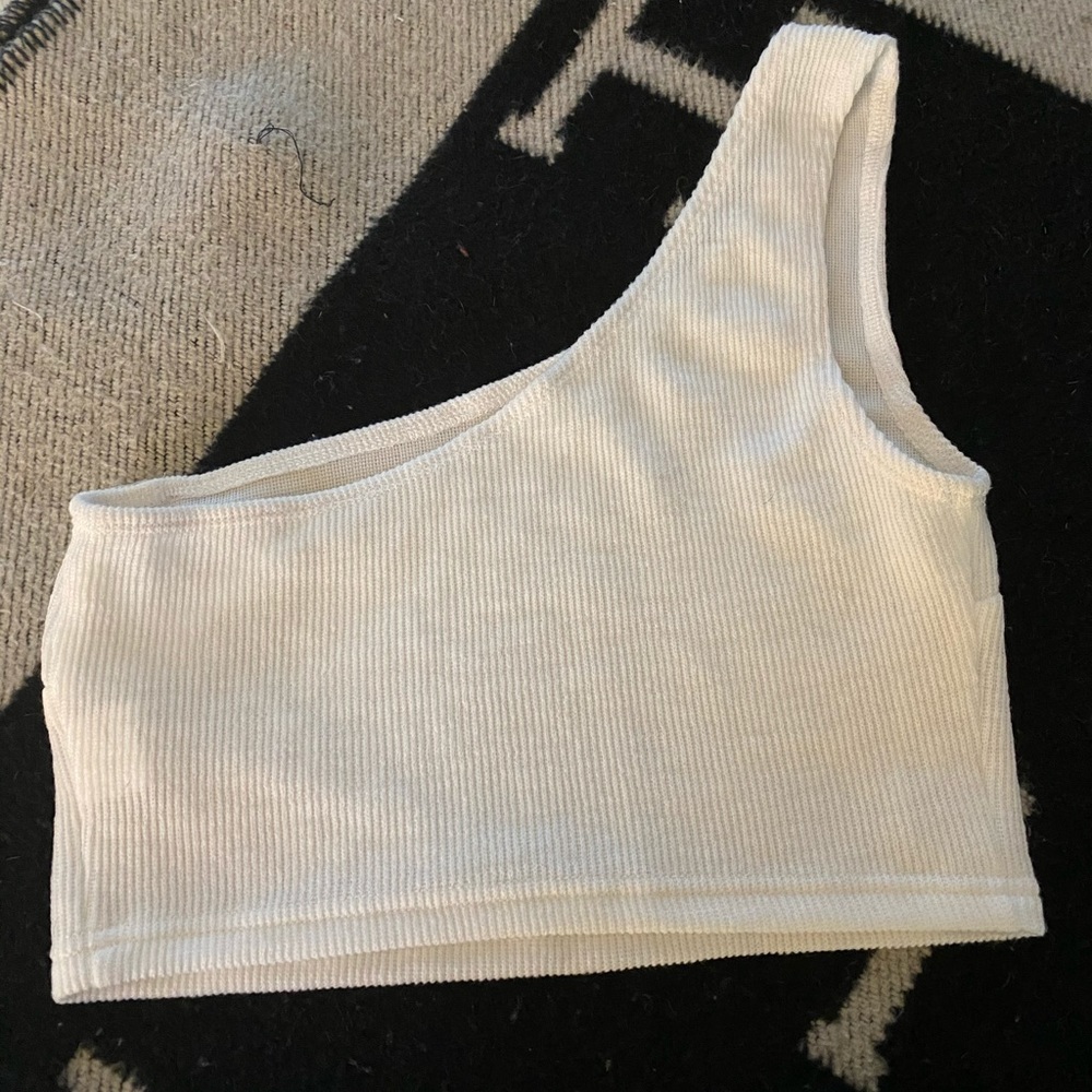 One Shoulder Crop Top